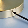 Opviq Lámpara de mesa AYD-3402 Beige y Dorado
